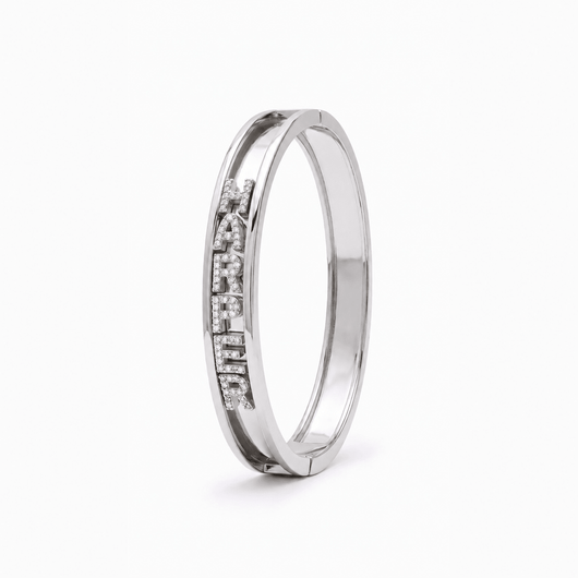 Pulsera personalizada con nombre brillante - Moroveta