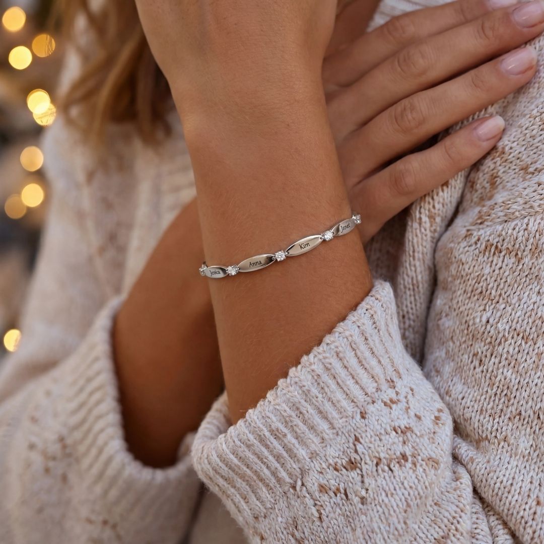 Pulsera personalizada con nombres - Moroveta