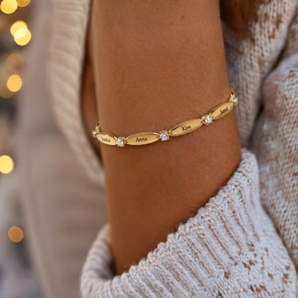 Pulsera personalizada con nombres - Moroveta