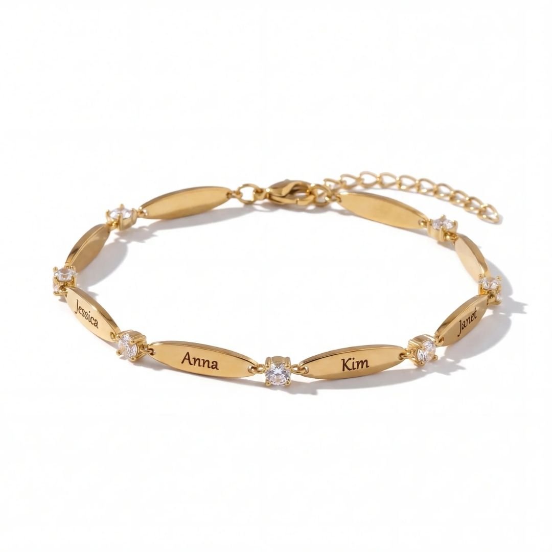 Pulsera personalizada con nombres - Moroveta
