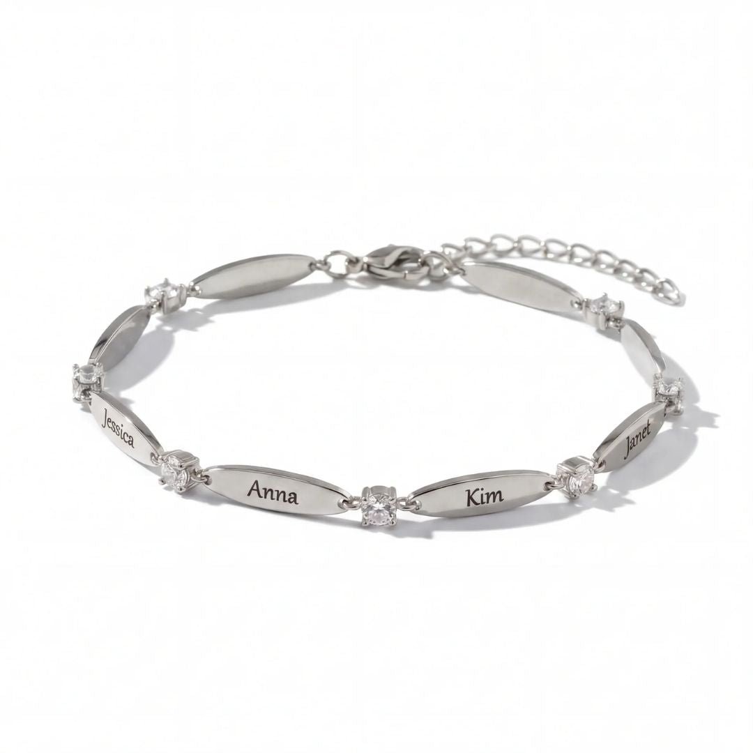 Pulsera personalizada con nombres - Moroveta