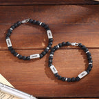 Pulsera personalizada de piedra volcánica - Moroveta