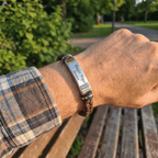 Pulsera personalizada para papá con grabado - Moroveta