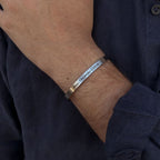 Pulsera Personalizada para Papá de acero - Moroveta