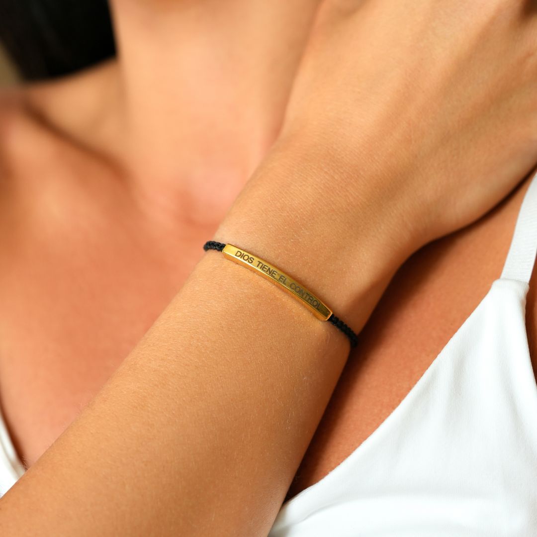 Pulsera protectora - Dios tiene el control - Moroveta
