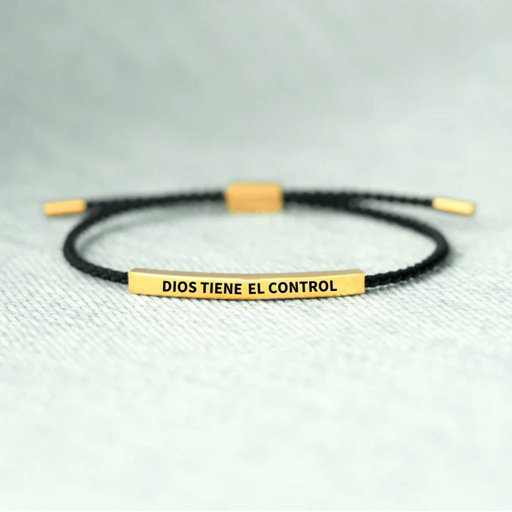 Pulsera protectora - Dios tiene el control - Moroveta