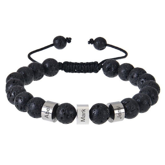 Pulsera tejida personalizada con nombres - Moroveta