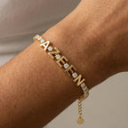Pulsera tennis personalizada con nombre - Moroveta