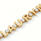 Pulsera tennis personalizada con nombre - Moroveta