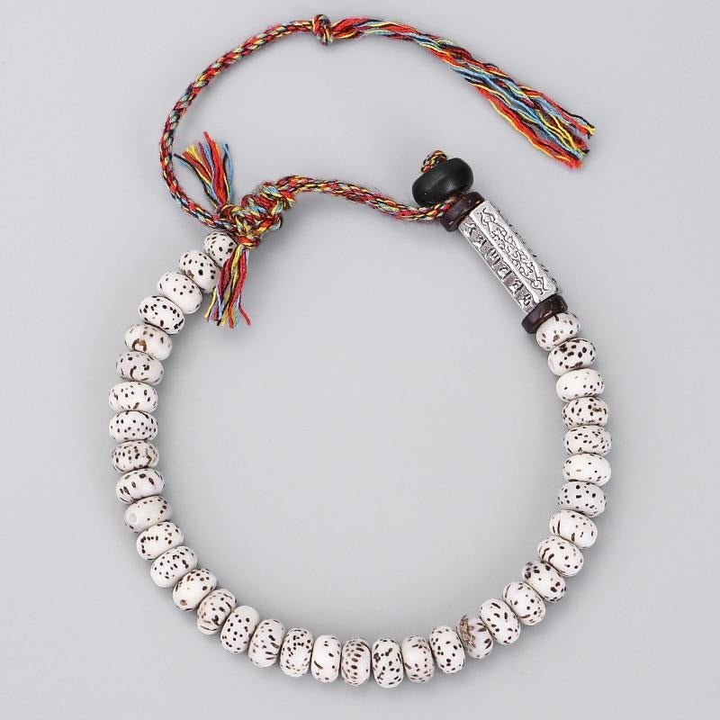 Pulsera tibetana tejida a mano con semillas de xingyue (Oferta 2x1) - Moroveta