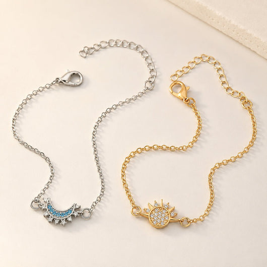 Pulseras magnéticas Sol y Luna - Moroveta
