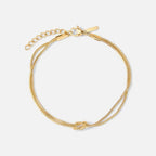 Pulseras para pareja del nudo del amor eterno - Moroveta
