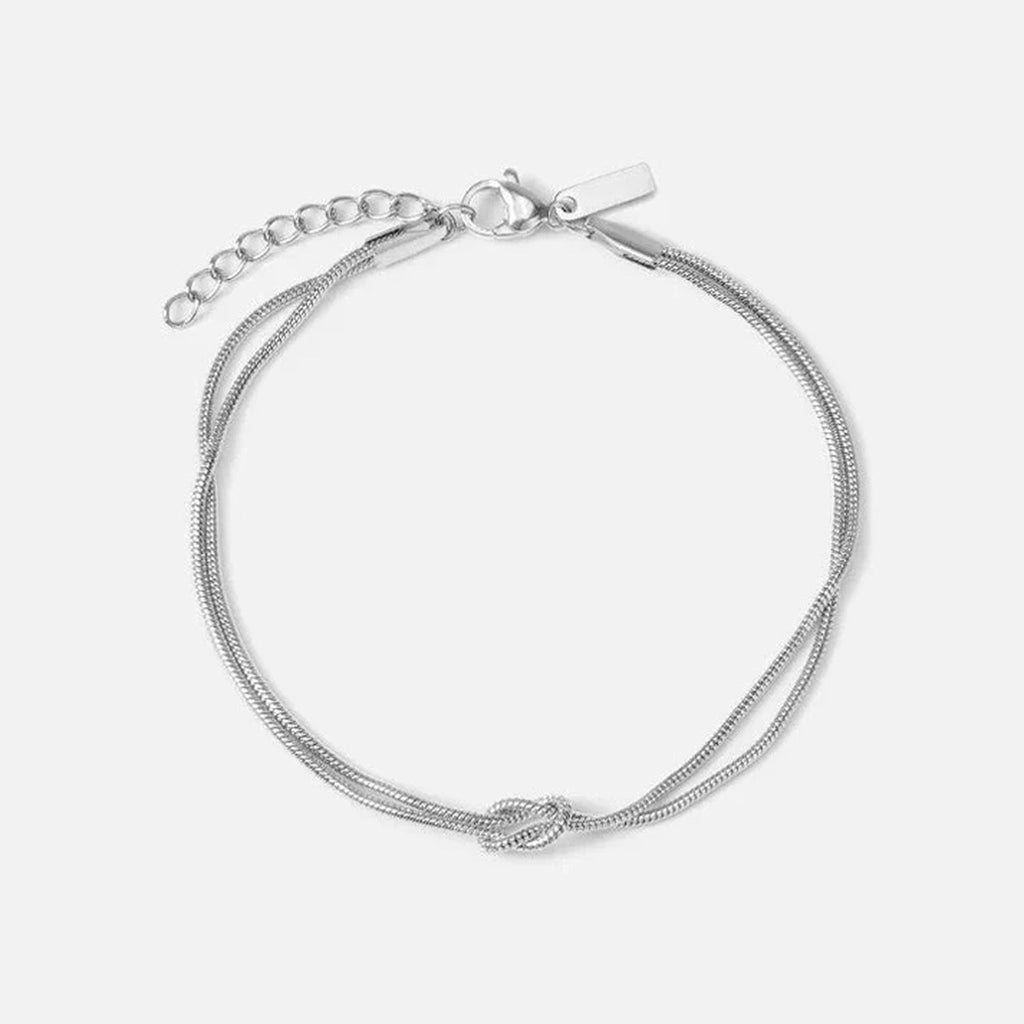 Pulseras para pareja del nudo del amor eterno - Moroveta