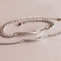 Pulseras personalizadas para parejas - Moroveta