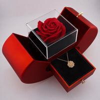 Regalo especial - Rosa eterna y collar - Moroveta
