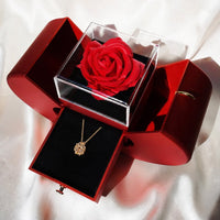 Regalo especial - Rosa eterna y collar - Moroveta