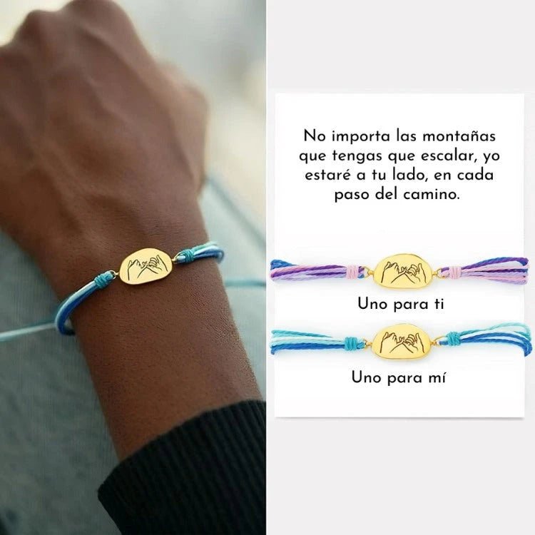 Set de 2 pulseras de la amistad - Moroveta