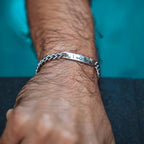 Set de 2 pulseras grabadas para parejas - Moroveta