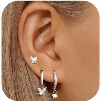 Set de aretes de mariposas - Moroveta
