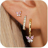 Set de aretes de mariposas - Moroveta
