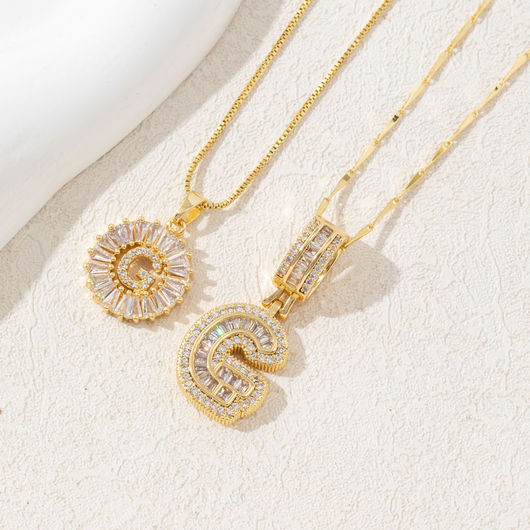 Set de collares de inicial - Moroveta