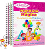 Set de libros de caligrafía con tinta mágica para niños - Moroveta