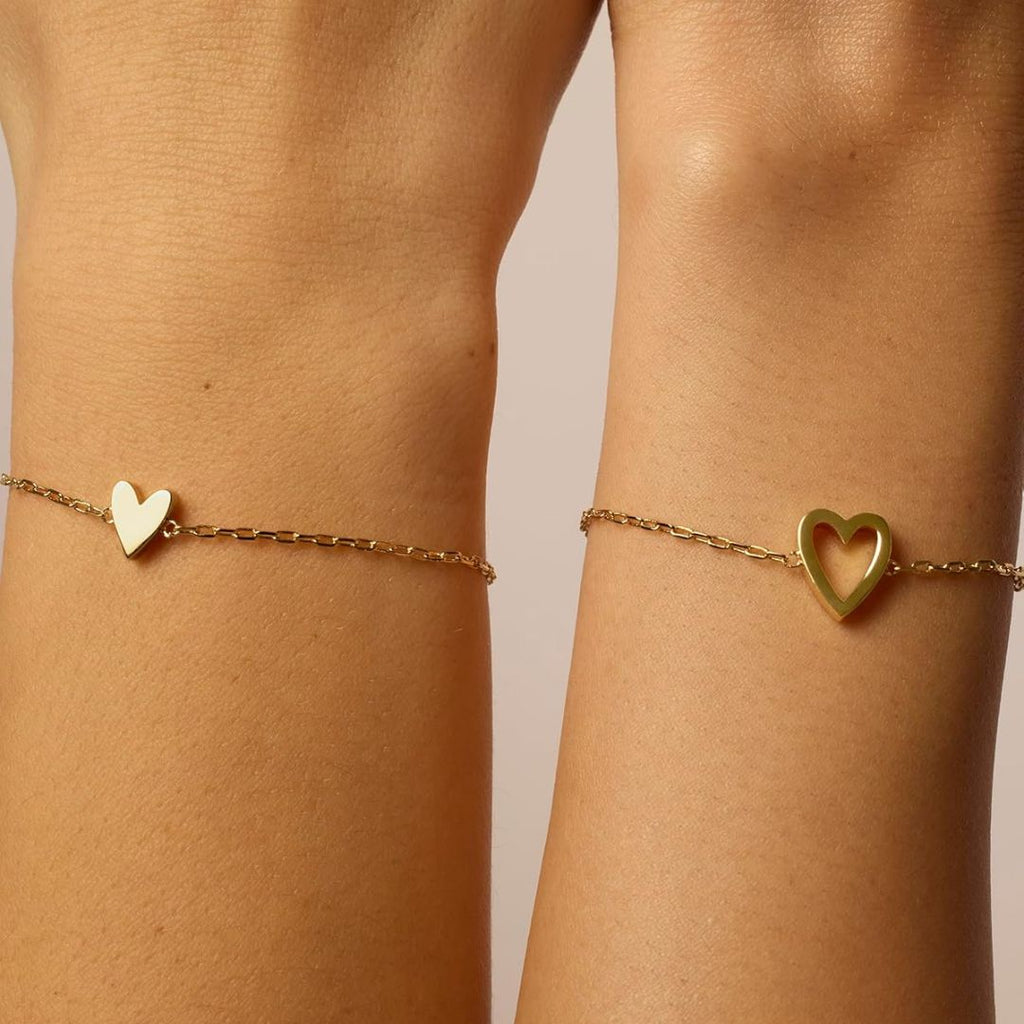 Set de Pulseras Matching Corazones - Moroveta
