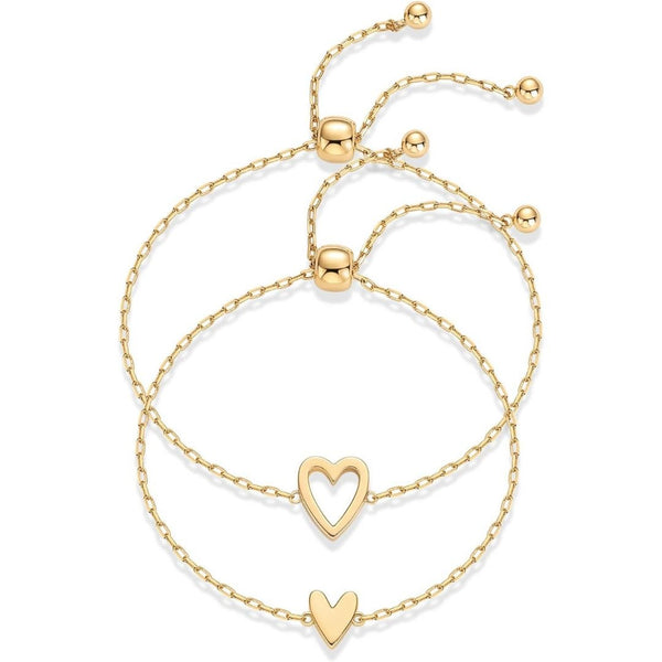 Set de Pulseras Matching Corazones - Moroveta