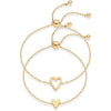 Set de Pulseras Matching Corazones - Moroveta