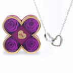 Set de rosas eternas y collar personalizado - Moroveta