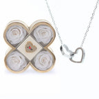 Set de rosas eternas y collar personalizado - Moroveta
