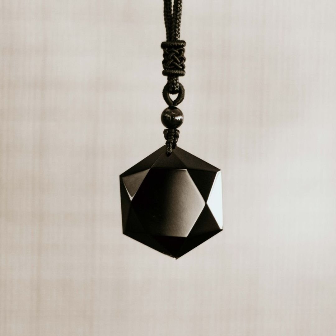 Talismán Premium de Obsidiana Negra - Moroveta