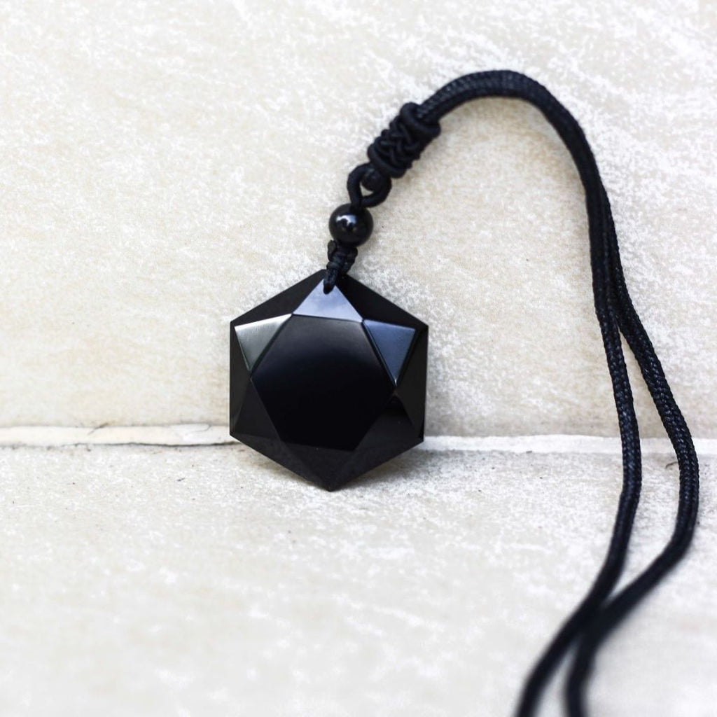 Talismán Premium de Obsidiana Negra - Moroveta