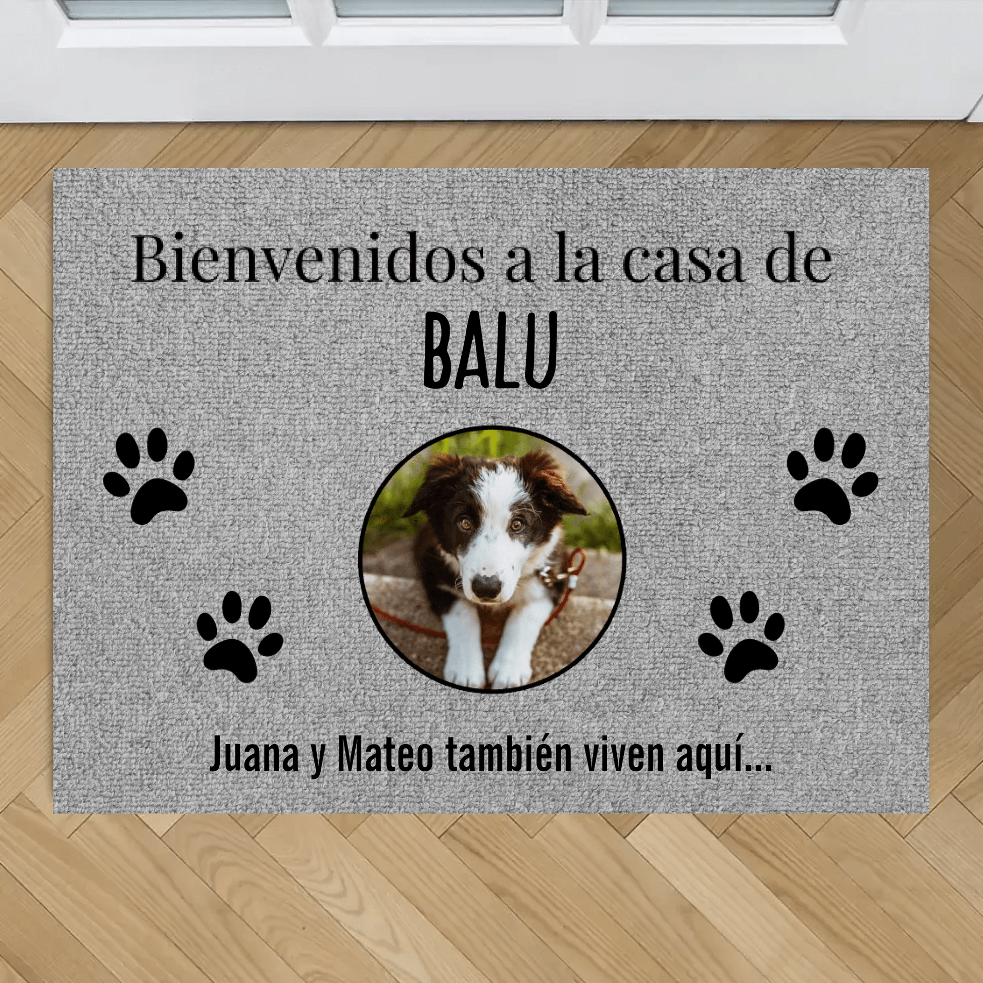 Tapete personalizado con fotos de mascotas - Moroveta