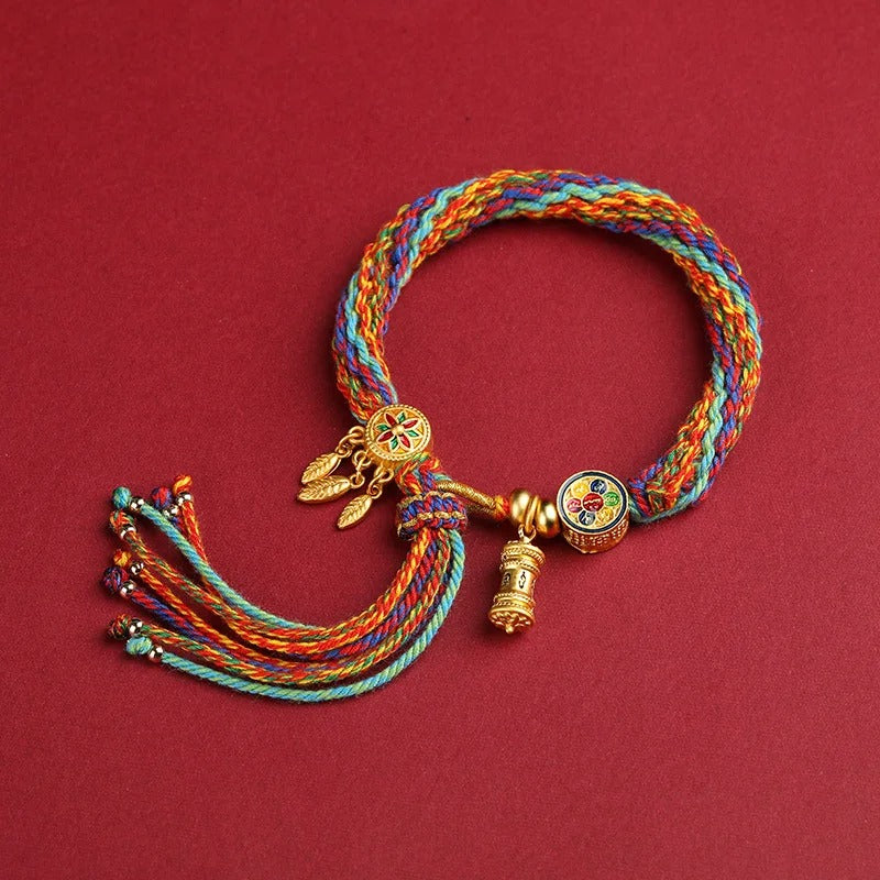 Pulsera tibetana de colores de la suerte (Oferta 2x1)