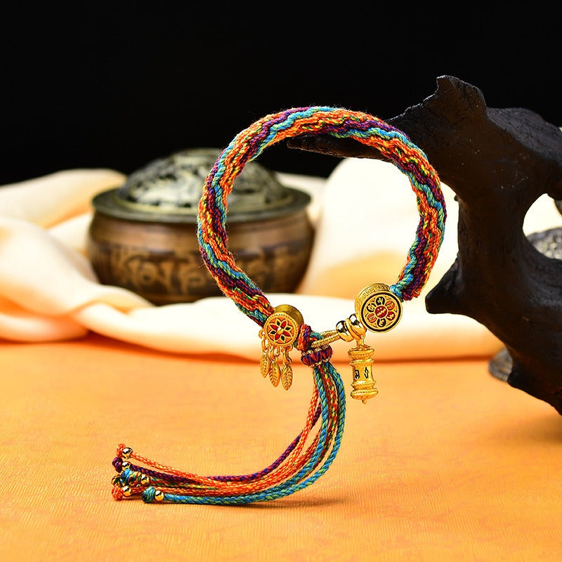 Pulsera tibetana de colores de la suerte (Oferta 2x1)