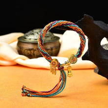 Cargar imagen en el visor de la galería, Pulsera tibetana de colores de la suerte (Oferta 2x1)