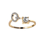Anillo con inicial - Moroveta