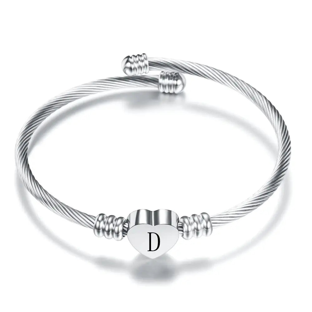 Pulsera con inicial CLARA - Moroveta