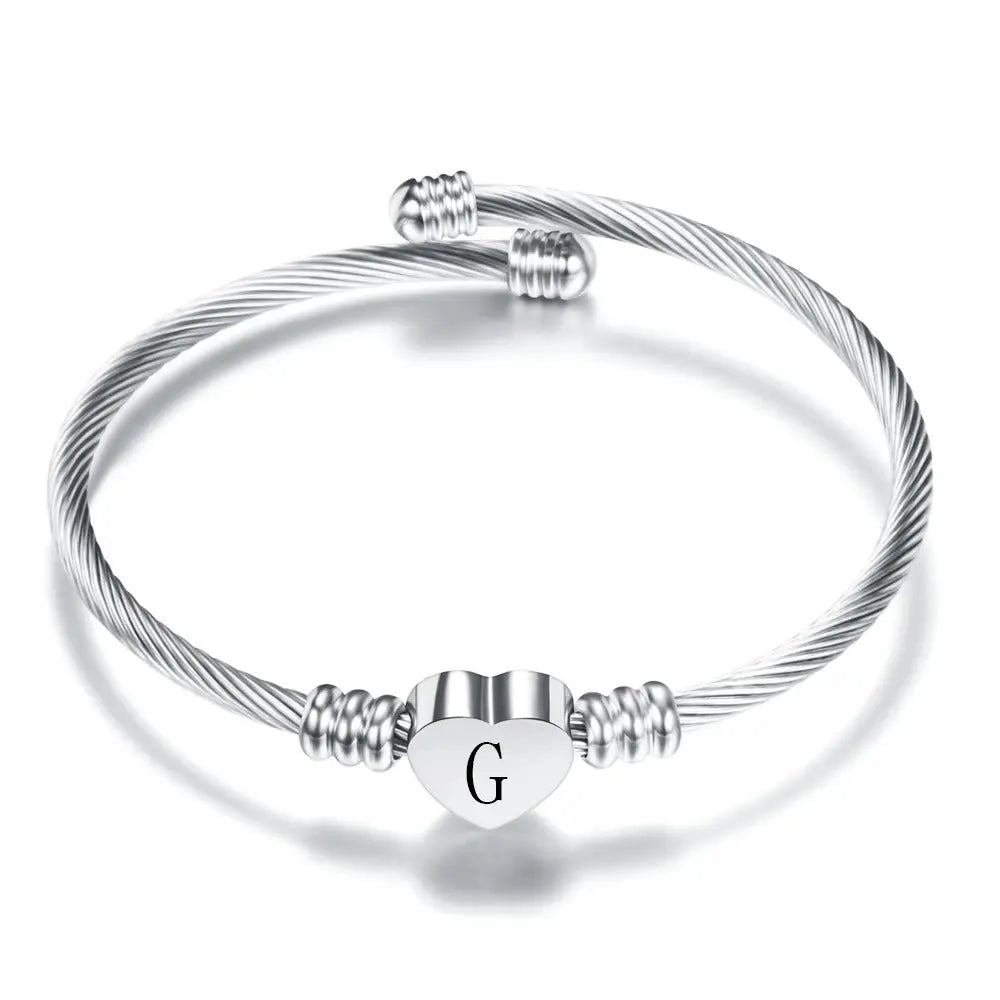Pulsera con inicial CLARA - Moroveta