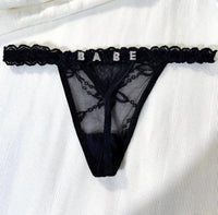 Tanga de encaje personalizable - Moroveta